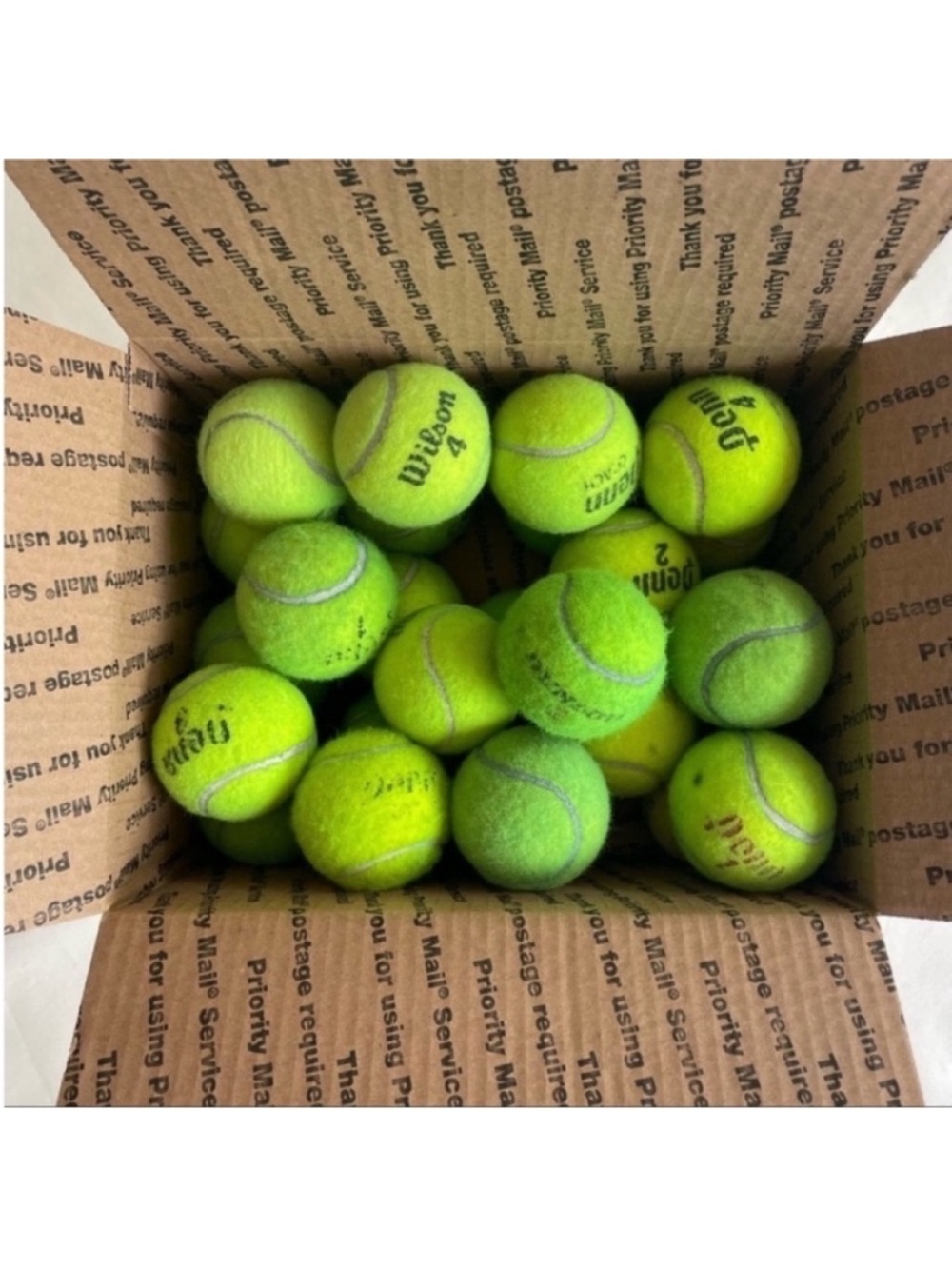 Penn used tennis balls, 27 tennis balls for dogs